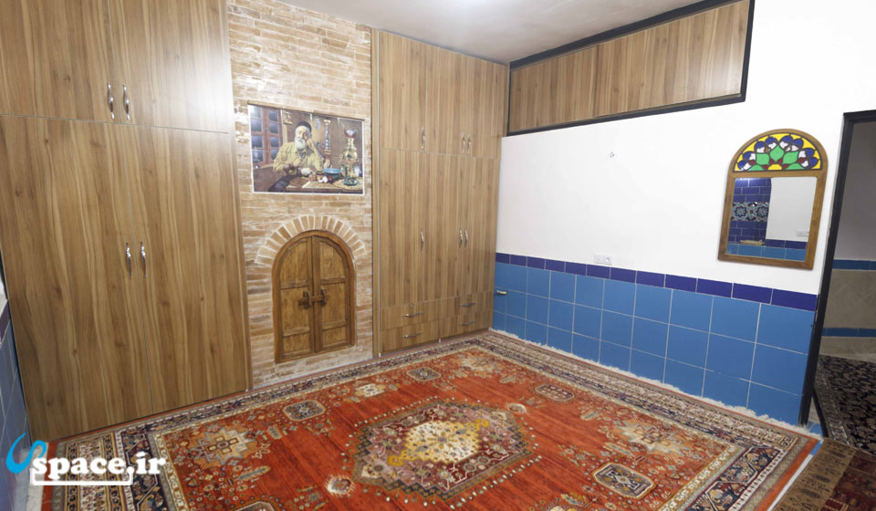 نمای داخلی اتاق بادگیراقامتگاه بوم گردی سرای امیربیک - طبس - دیهوک - روستای اسفندیار