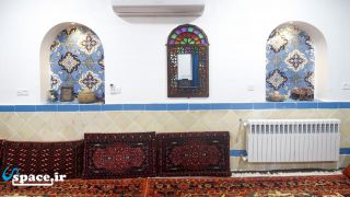 نمای هال مشترک اقامتگاه بوم گردی سرای امیربیک - طبس - دیهوک - روستای اسفندیار